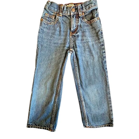 Oshkosh B'gosh Jeans Girls 5T Blue 100% Cotton Straight (W16 L16) - Picture 1 of 6